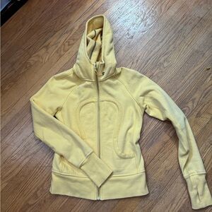Lululemon Athletica Soft Yellow Fleece Hoodie